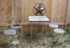 antique ice cream set 4 chairs and table